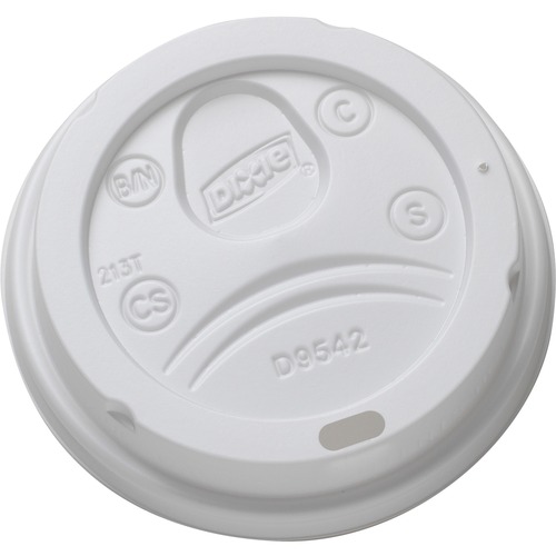 Dixie Hot Cup Lids, Dome, Fits 10–20 oz