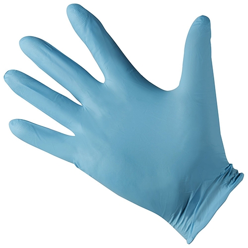 Powder-Free Exam Gloves, Nitrile, Blue